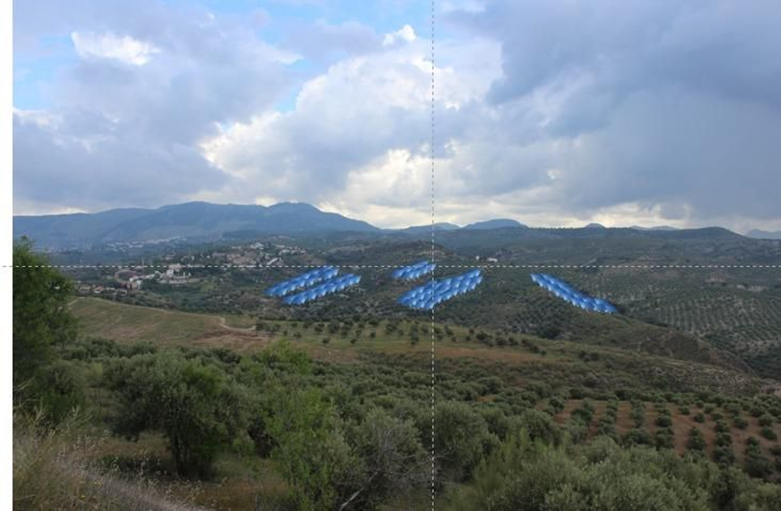 Zonas en las que se instalará la planta fotovoltaica