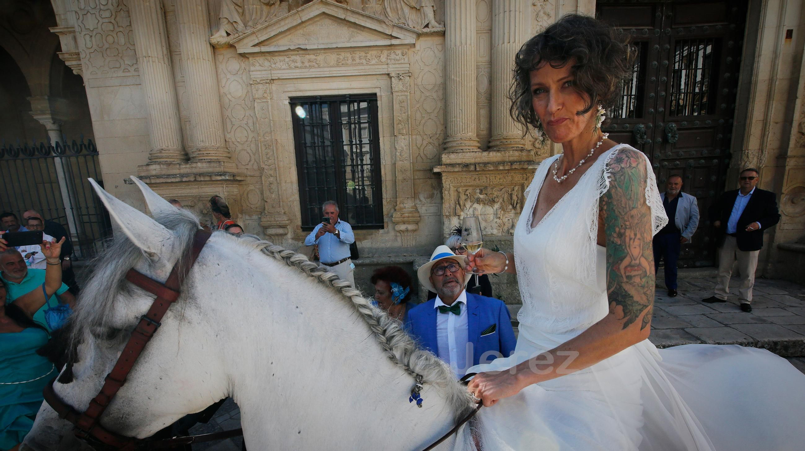 Peculiar boda de Juan Tejero con la alemana Tina Heidelberg Peculiar boda de Juan Tejero con la alemana Tina Heidelberg