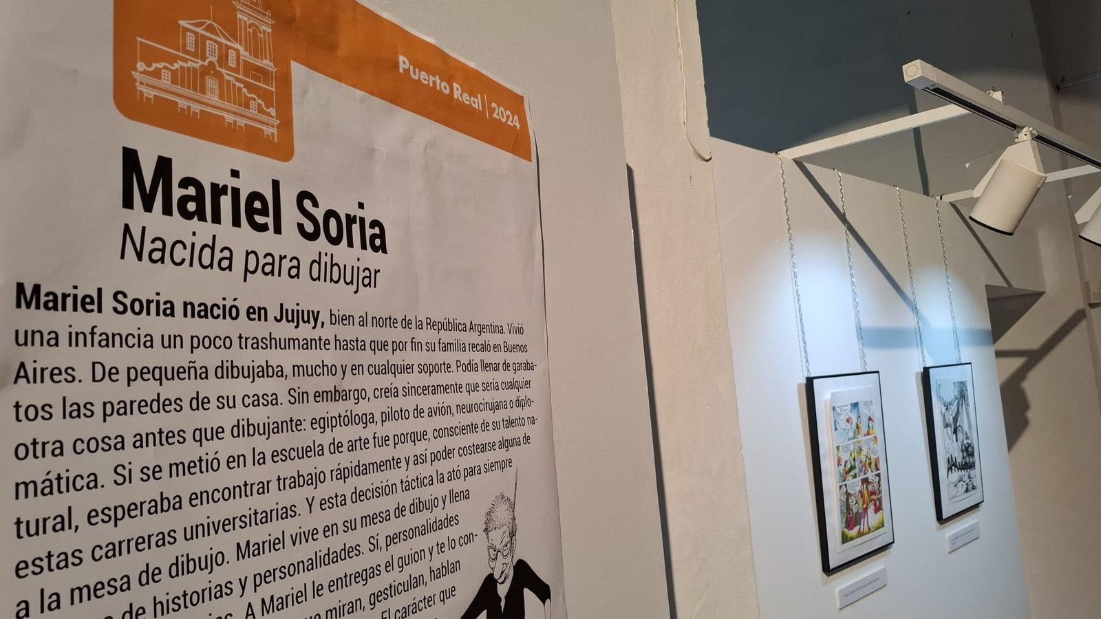 Exposición de Mariel Soria, autora de las viñetas de 'Mamen' Exposición de Mariel Soria, autora de las viñetas de 'Mamen'