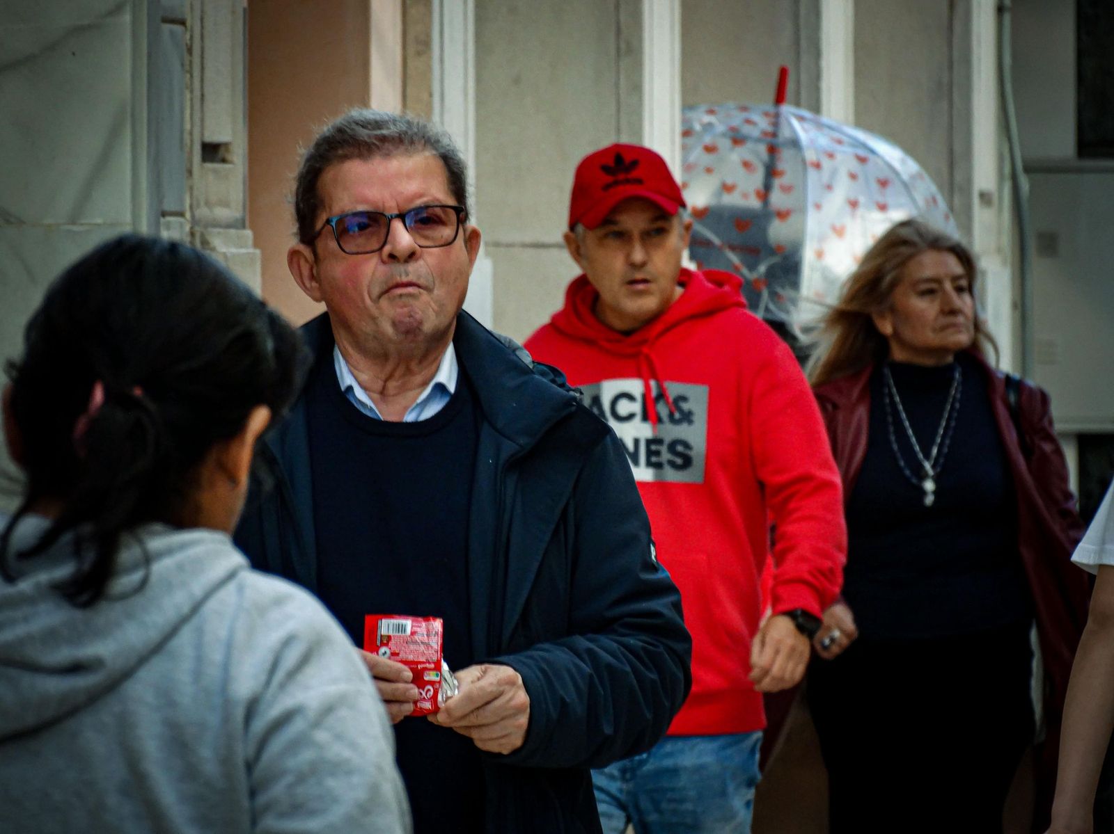 Ambiente en las calles del centro, en fotos