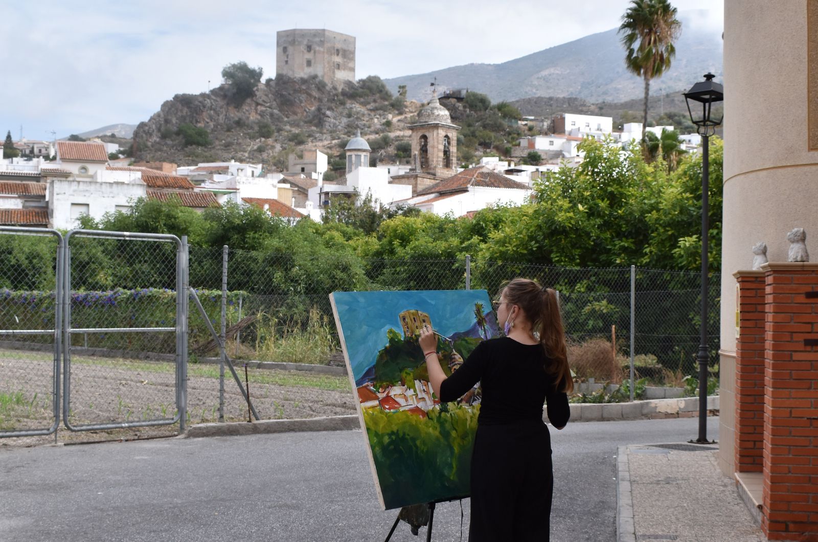 Imagen de archivo de un certamen de pintura anterior celebradoe n Vélez de Benaudalla