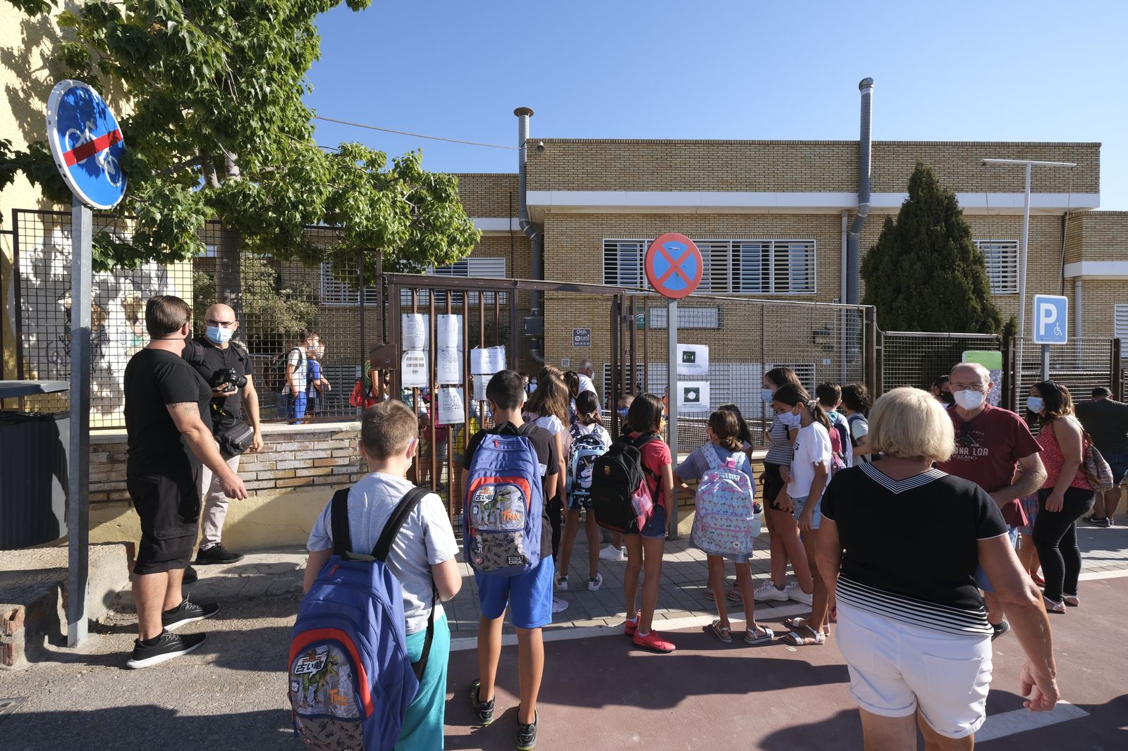 Primer día del curso escolar en Almería