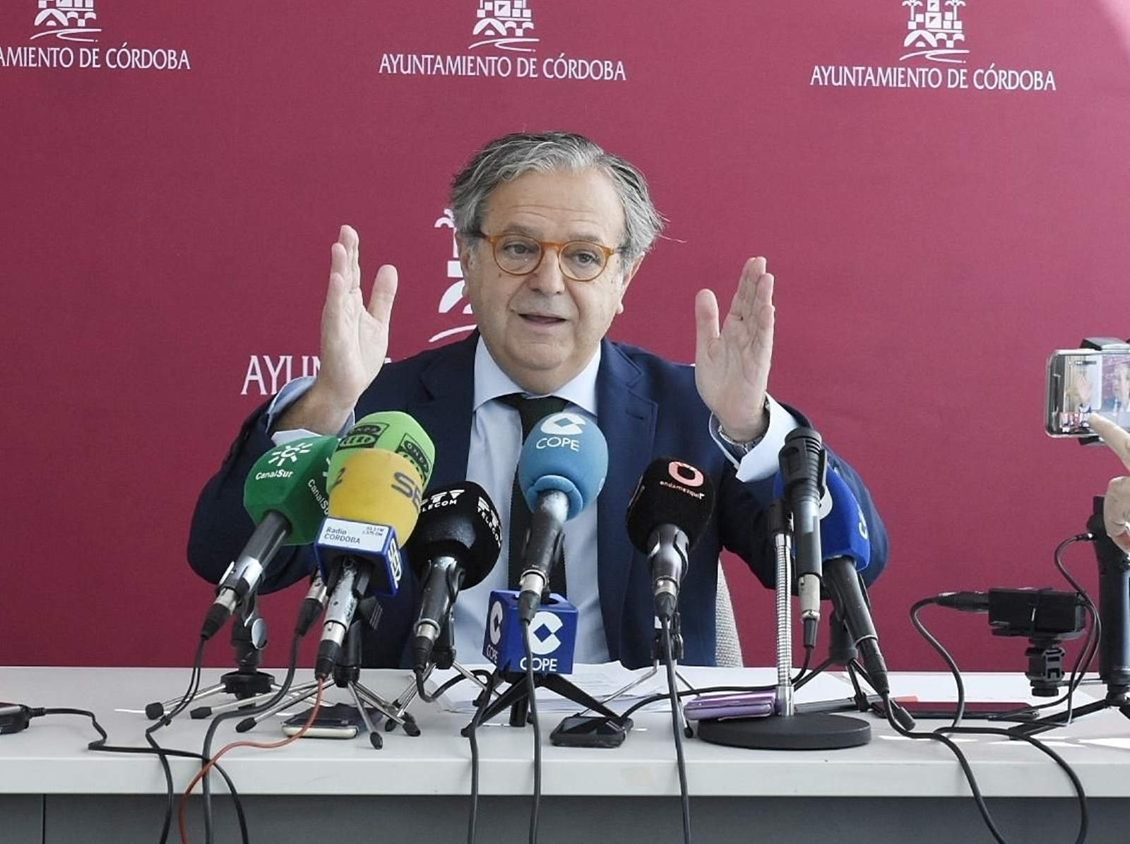 Un momento de la intervención de Salvador Fuentes.