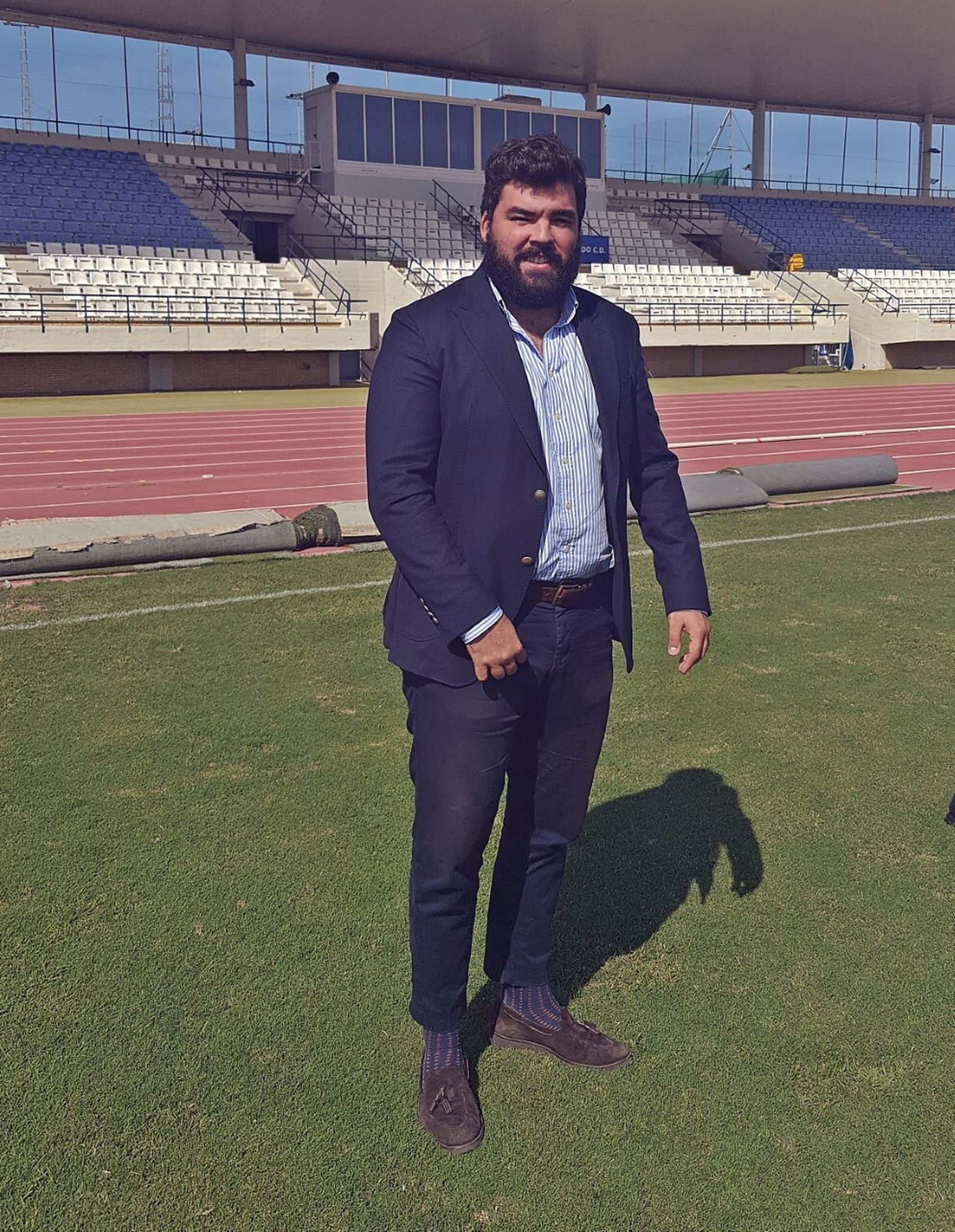 Alberto Achirica, director deportivo del San Fernando 2020/21.
