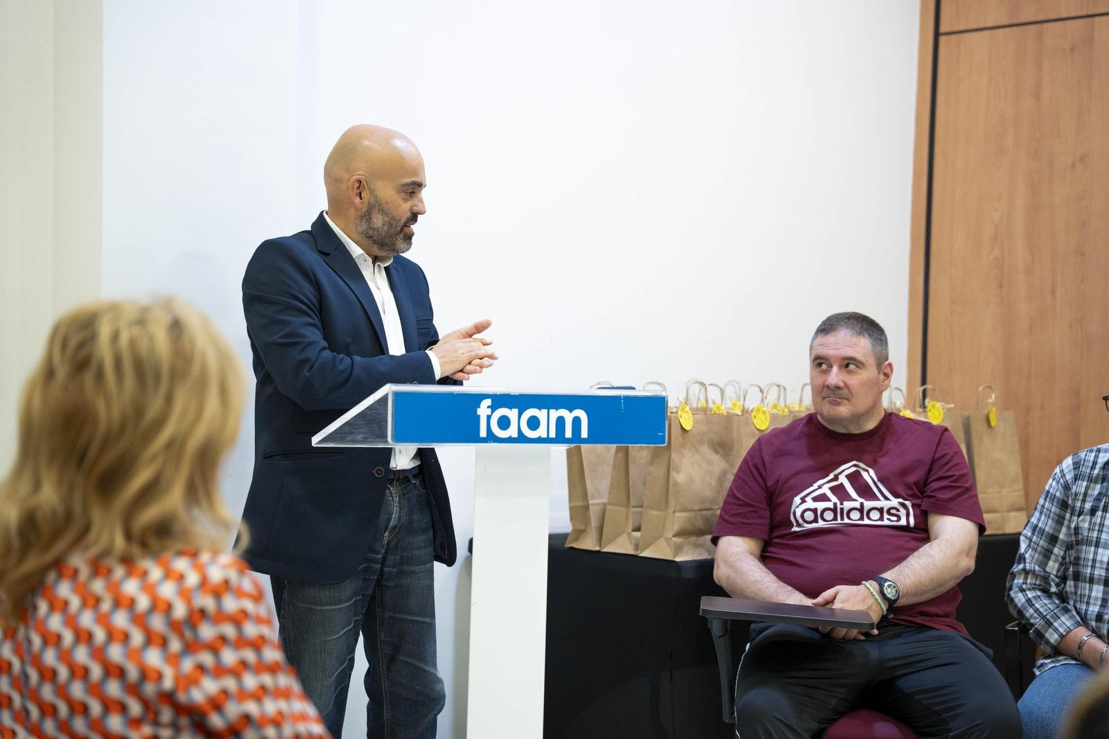 Las imágenes del acto de iniciación del Camino de Santiago de FAAM en Almería