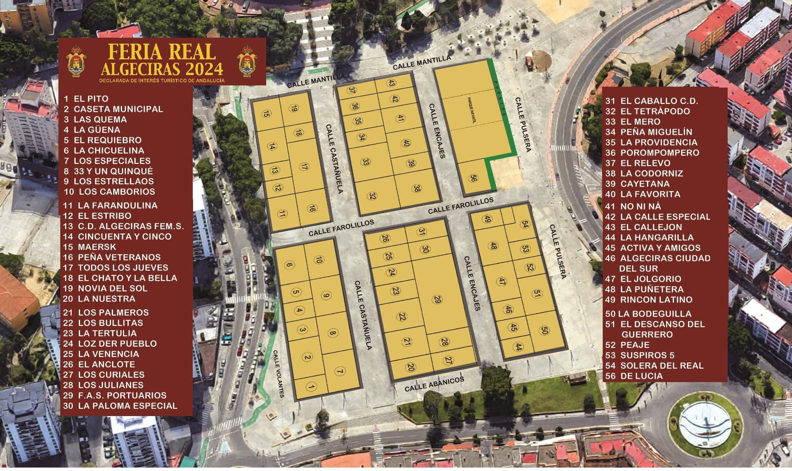Plano Feria Algeciras