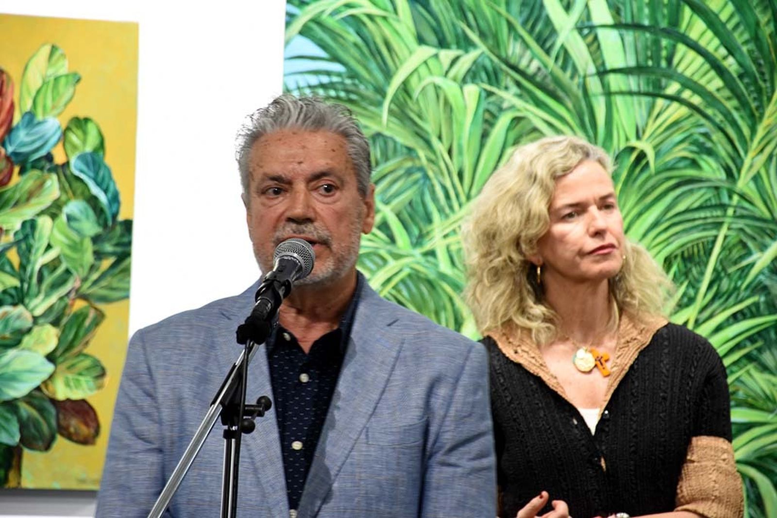 Inauguración exposición 'Naturaleza' del pintor ayamontino Juan Fernández.