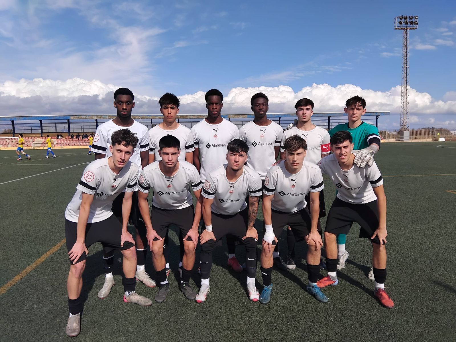 Once presentado por los cañaeros en su encuentro frente a los sevillanos de este domingo.