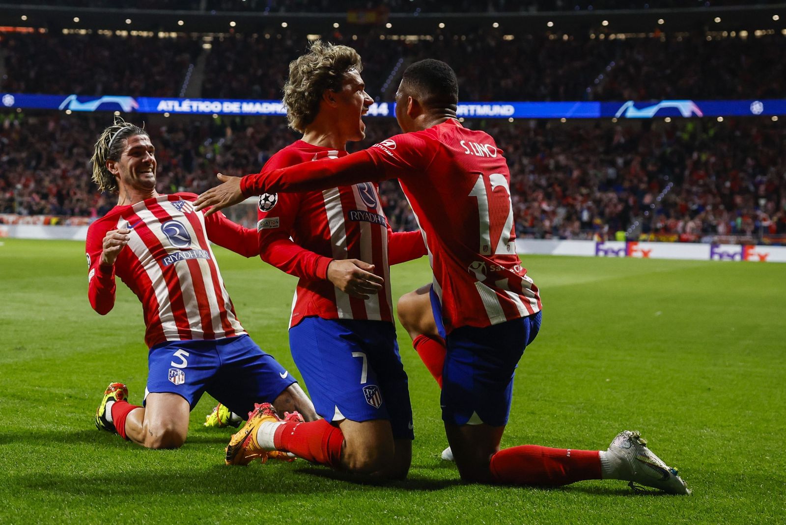 El Atlético de Madrid - Borussia Dortmund, en fotos