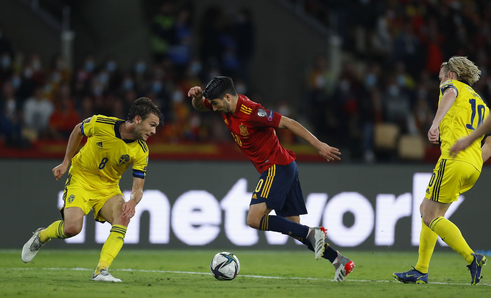 Las imágenes del España-Suecia