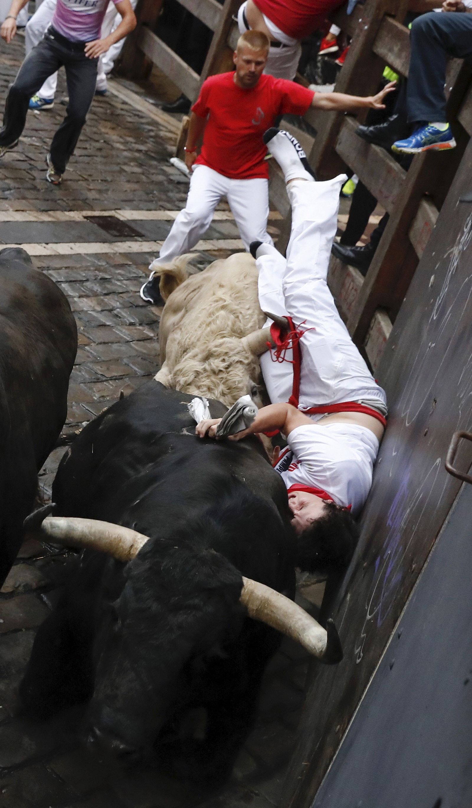Las imágenes del encierro de los toros de Jandilla