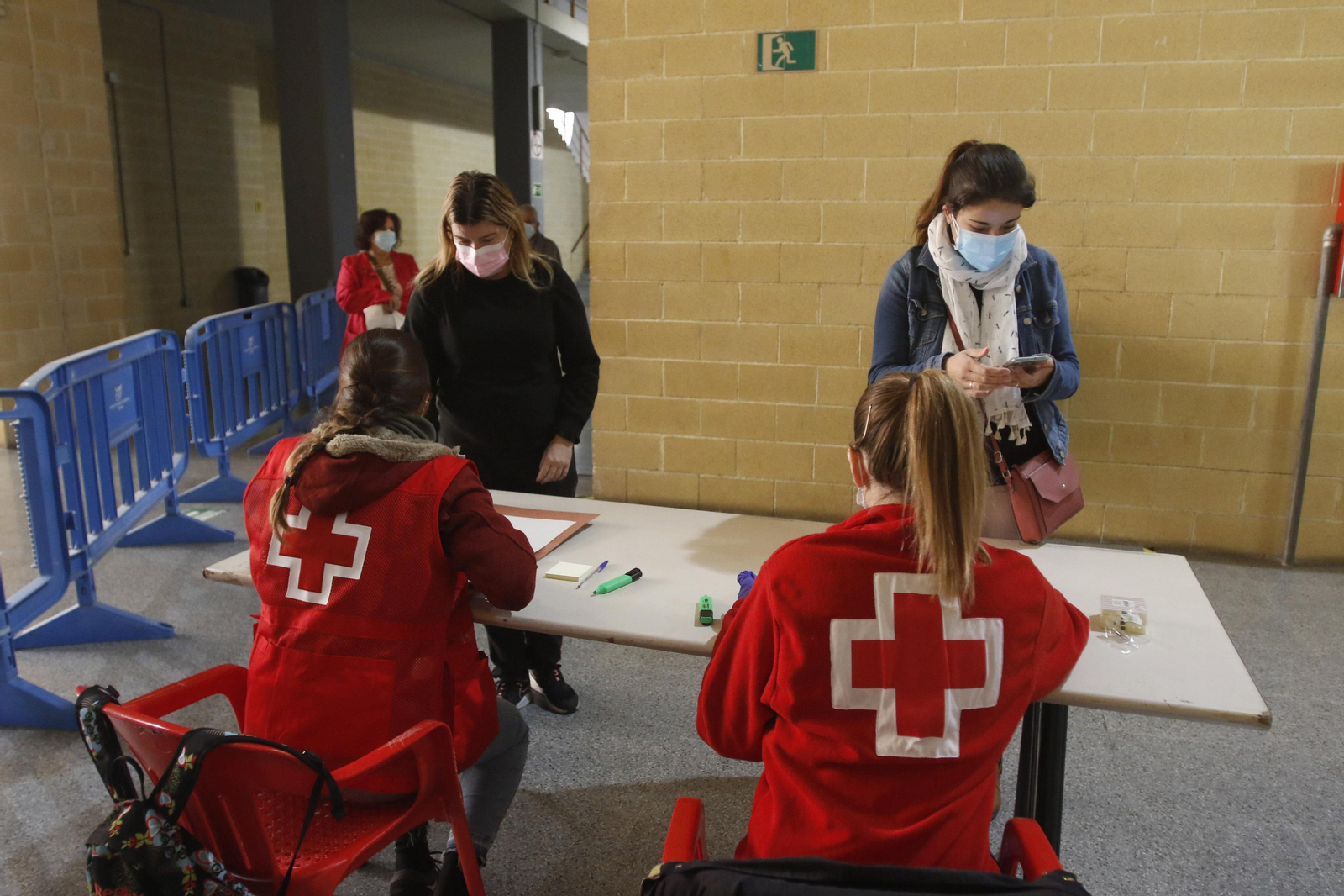 Las fotos del cribado en Vista Alegre