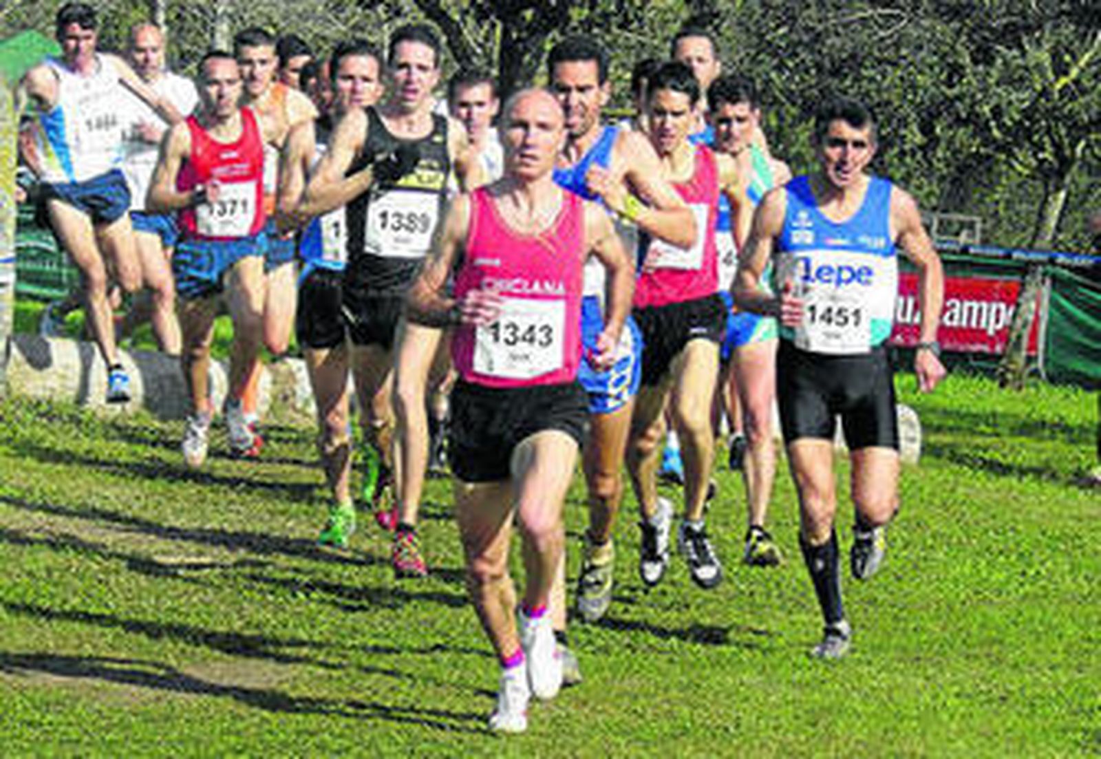 Raúl Aragón en el pasado campeonato de Andalucía de campo a través, donde se proclamó campeón.