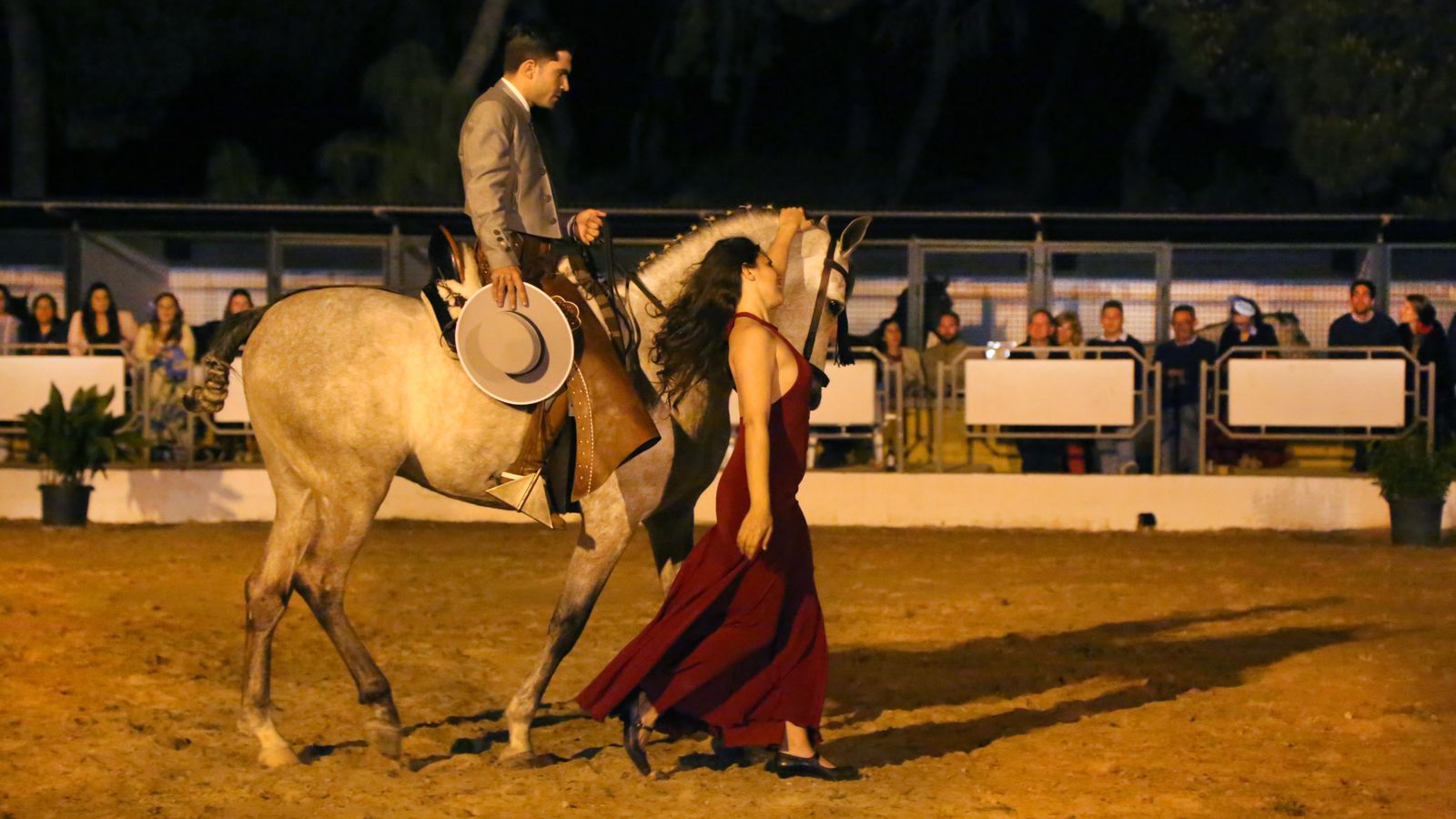 El caballo, centro de muchos de los actos.