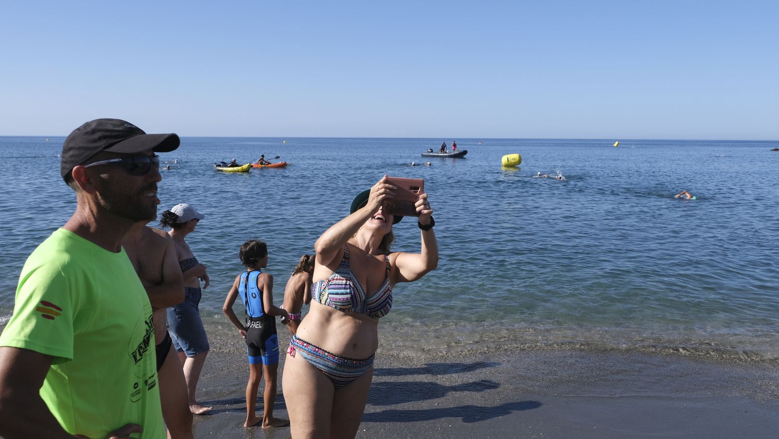 Imágenes de la travesía a nado de la Feria de Almería 2022