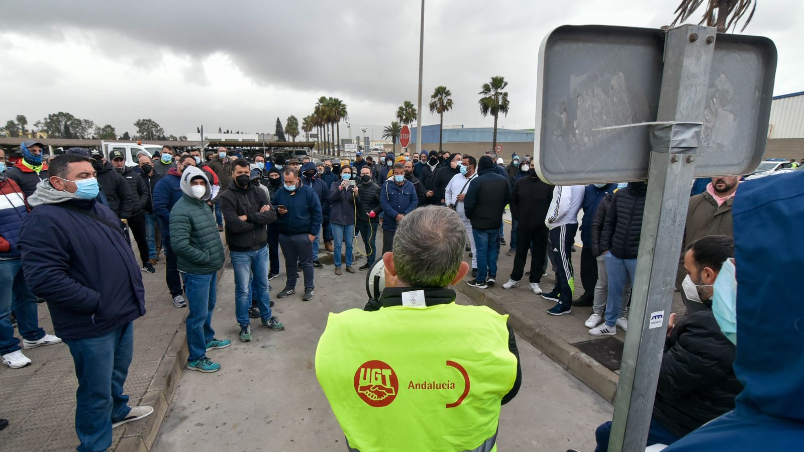 Cuarta jornada de huelga del metal en el Campo de Gibraltar