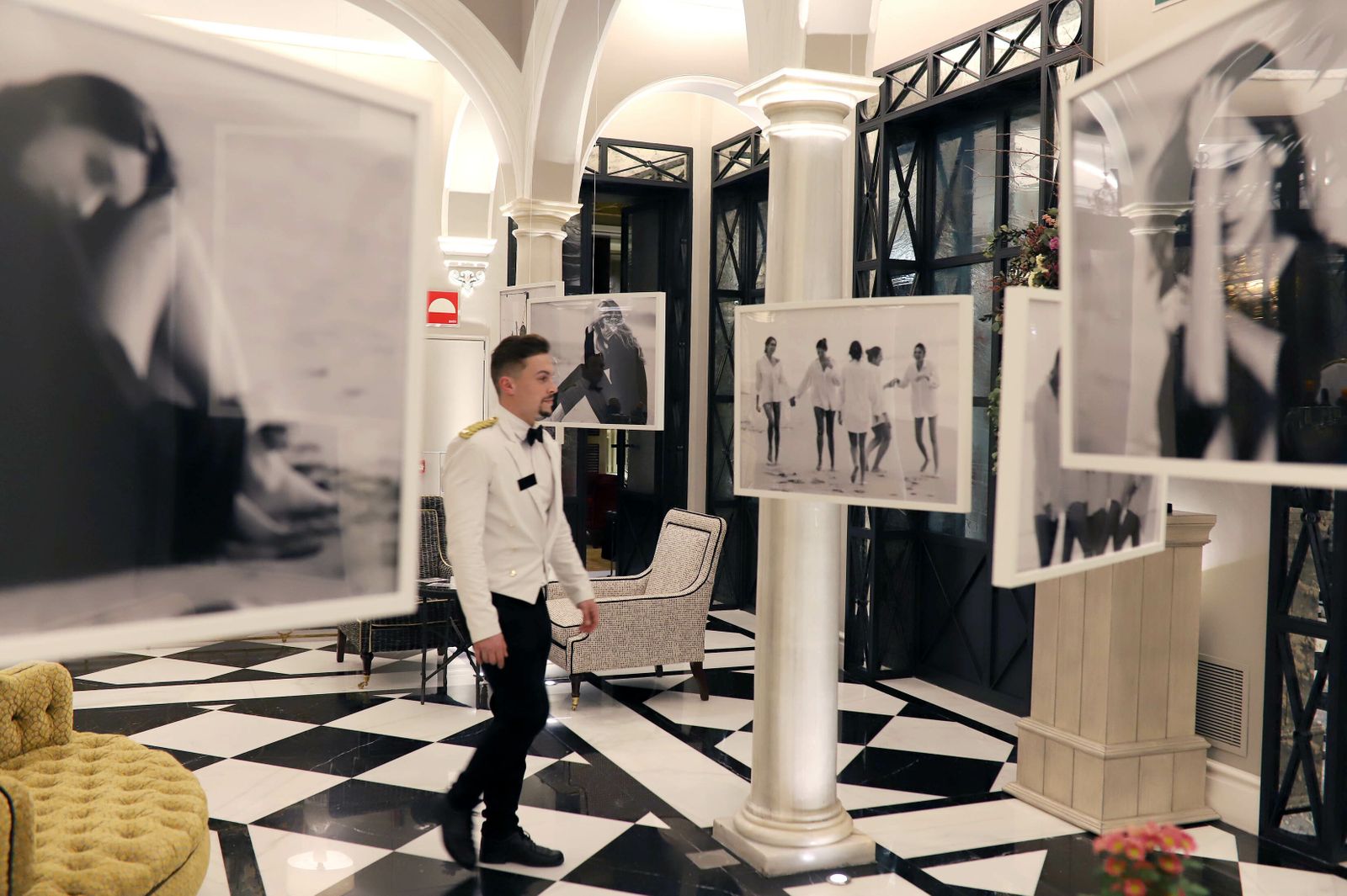 Algunas de las obras que se pueden ver en la exposición.