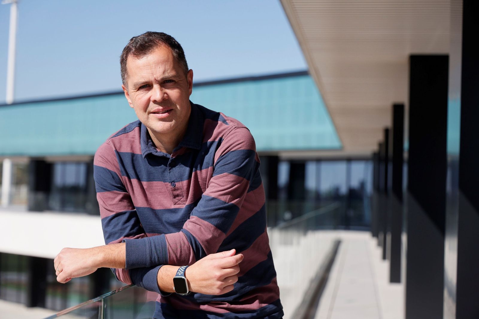 El entrenador Dani Fragoso.