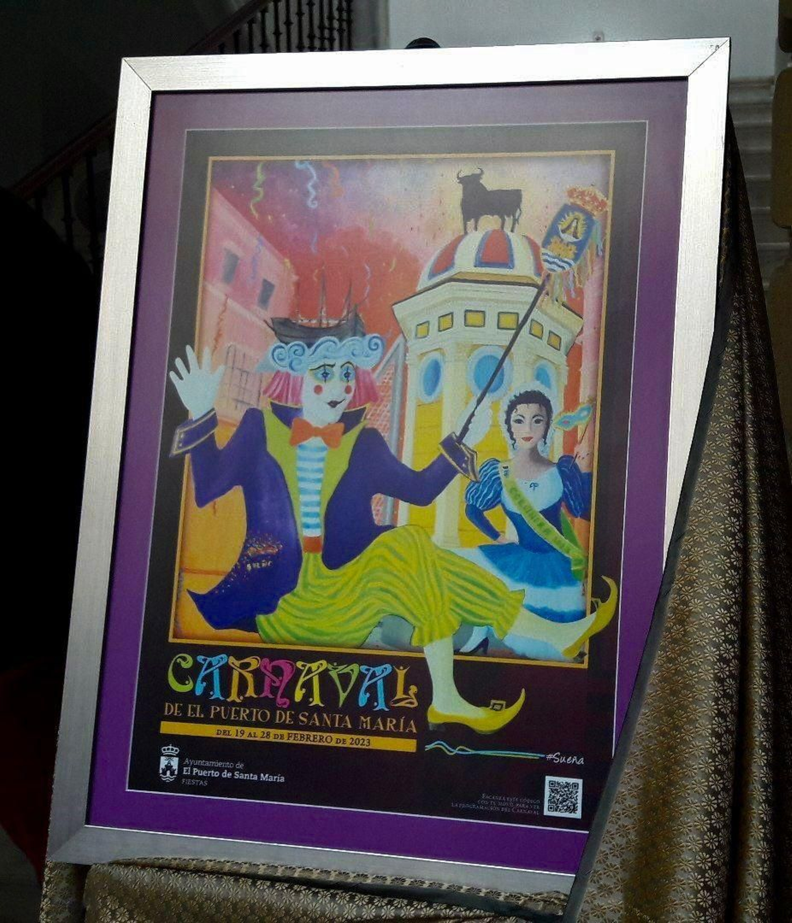 El cartel anunciador del carnaval de El Puerto, que será del 19 al 23 de febrero. El cartel anunciador del carnaval de El Puerto, que será del 19 al 23 de febrero.