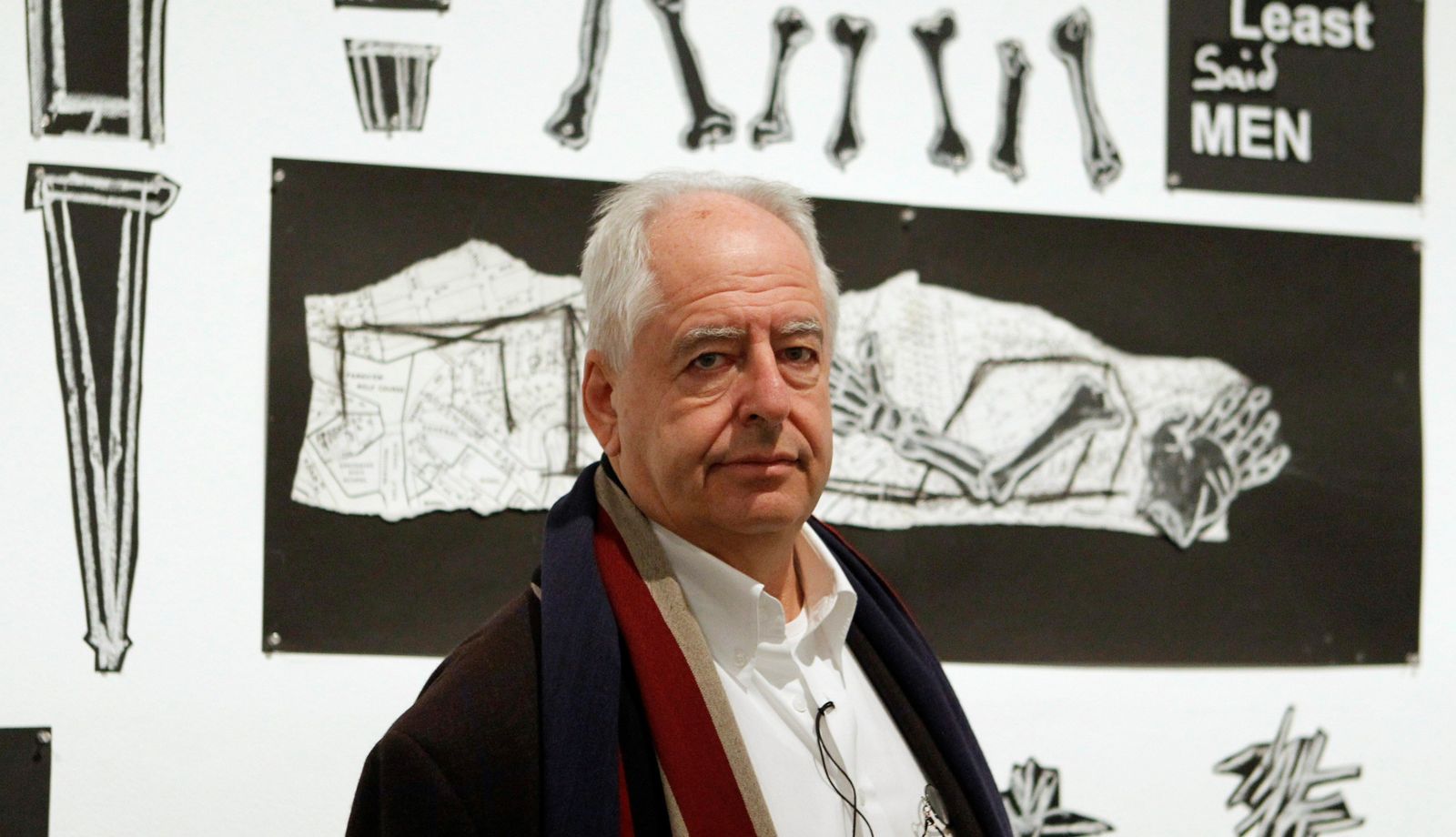 El sudafricano William Kentridge, en la presentación de 'Basta y sobra'.