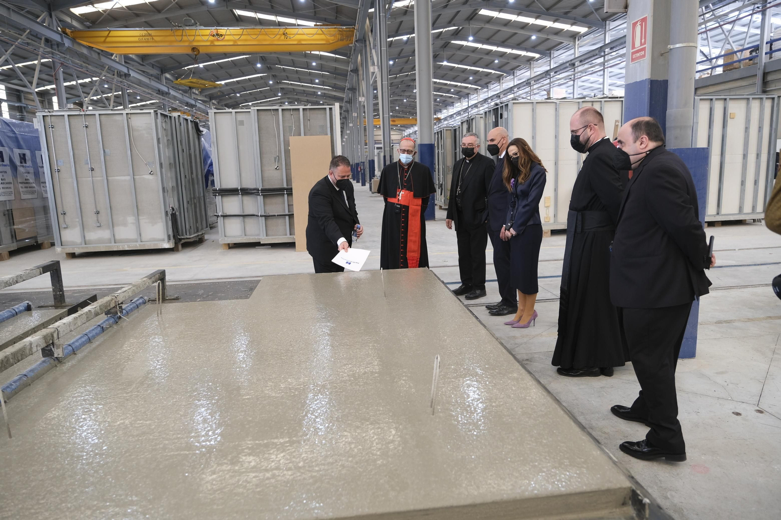 Bendición de las instalaciones de Hydrodiseño, en Huércal Overa (Almería)