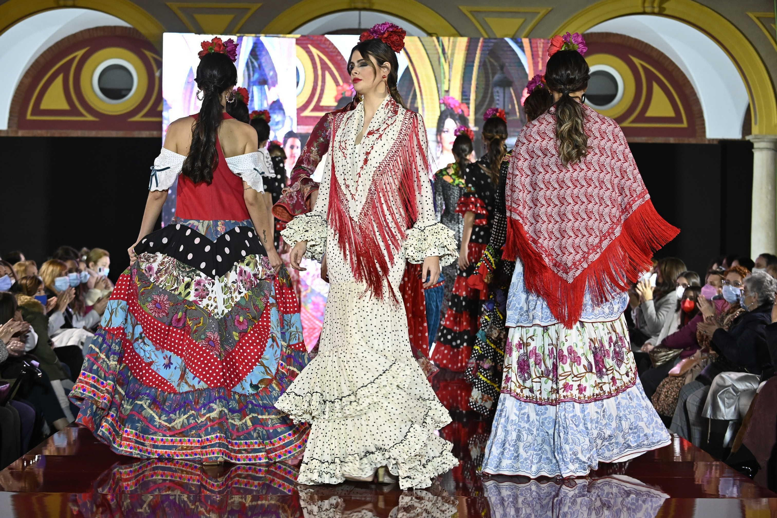 El desfile de Pol Núñez en Pasarela Huelva Flamenca 2022, todas las fotos