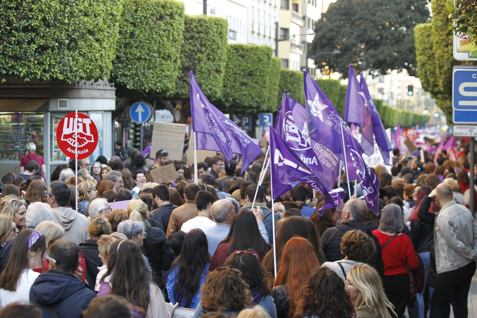 Fotogalería manifestación Día Internacional de la Mujer