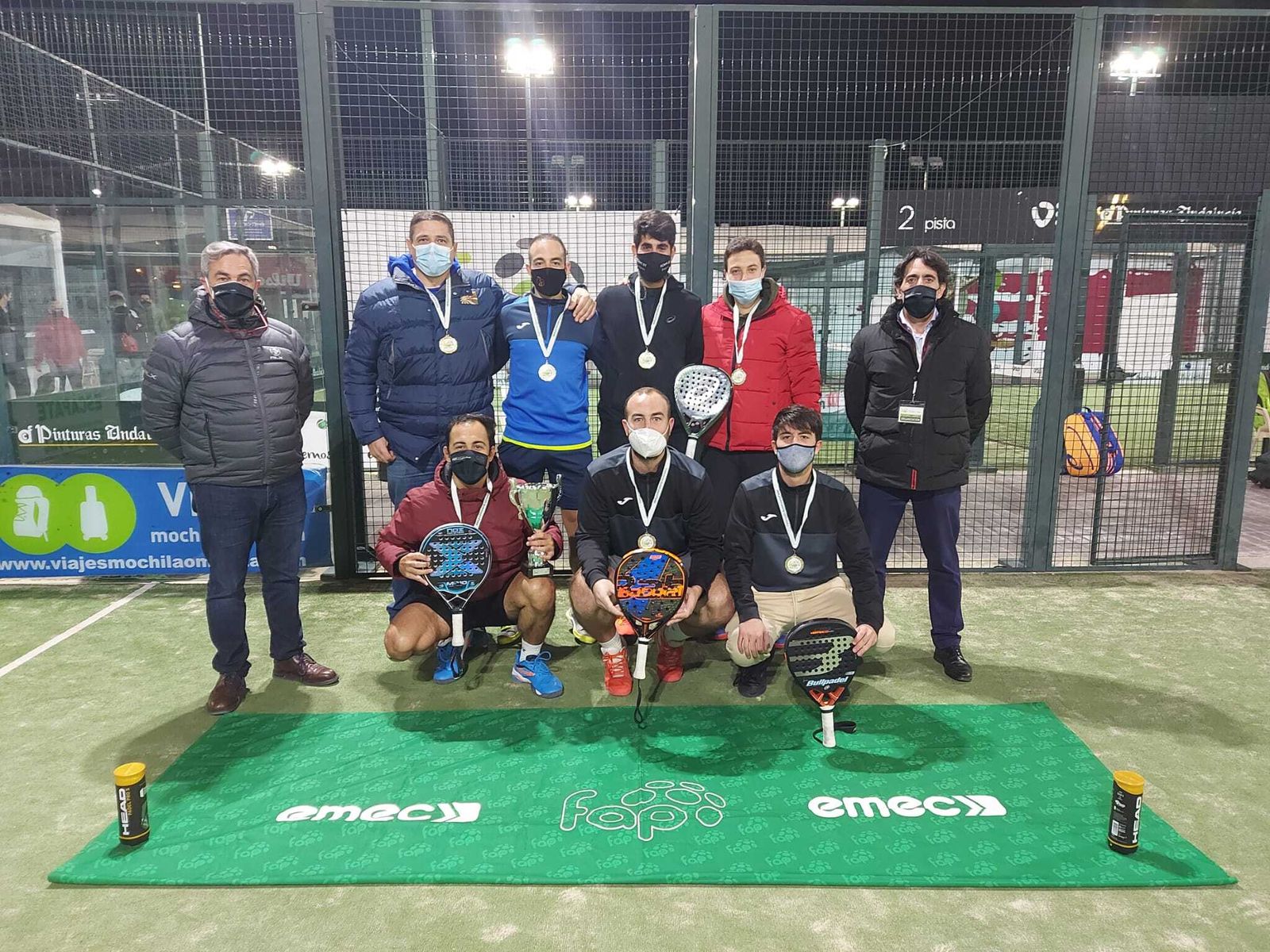 Todopádel KD Jerez, campeón andaluz en la categoría Oro.