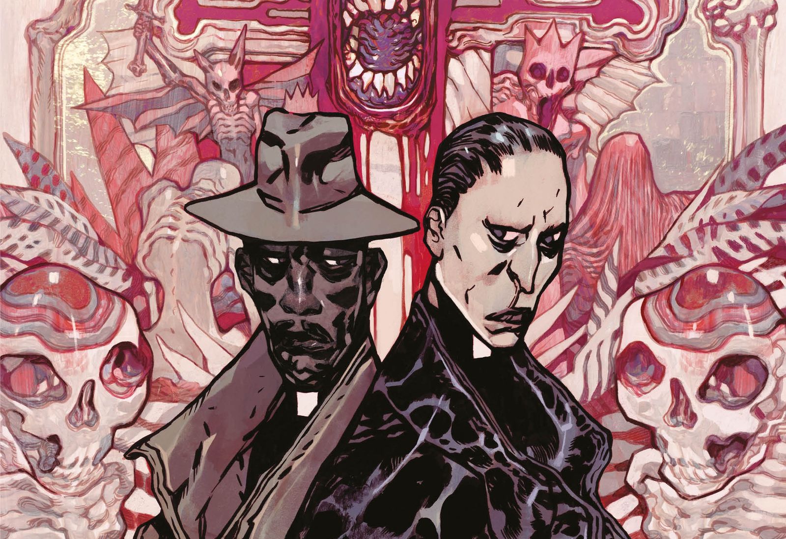 Ilustración de portada del cómic.