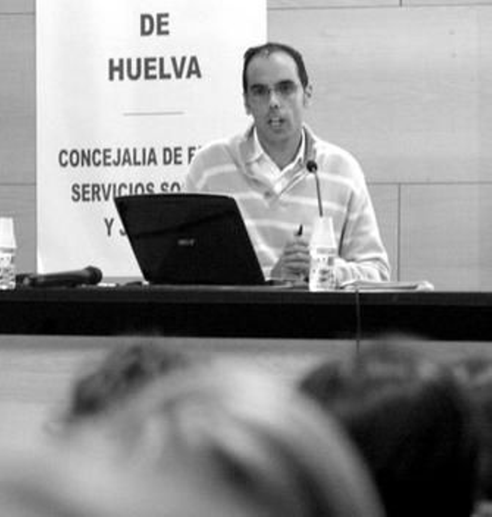 José Francisco Izquierdo, en un momento de su ponencia.