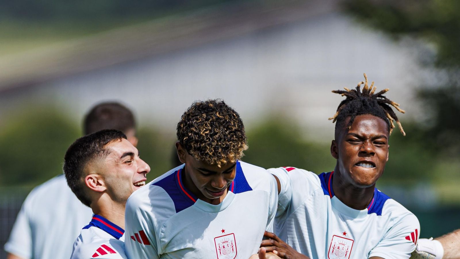 Las fotos de la selección española antes del partido contra Georgia