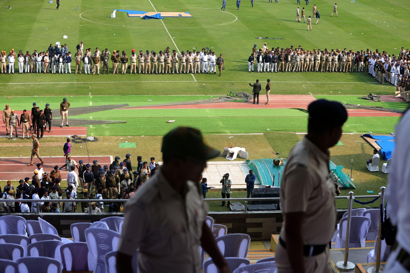 Las fotos de los disturbios por una visita de Leo Messi a Calcuta