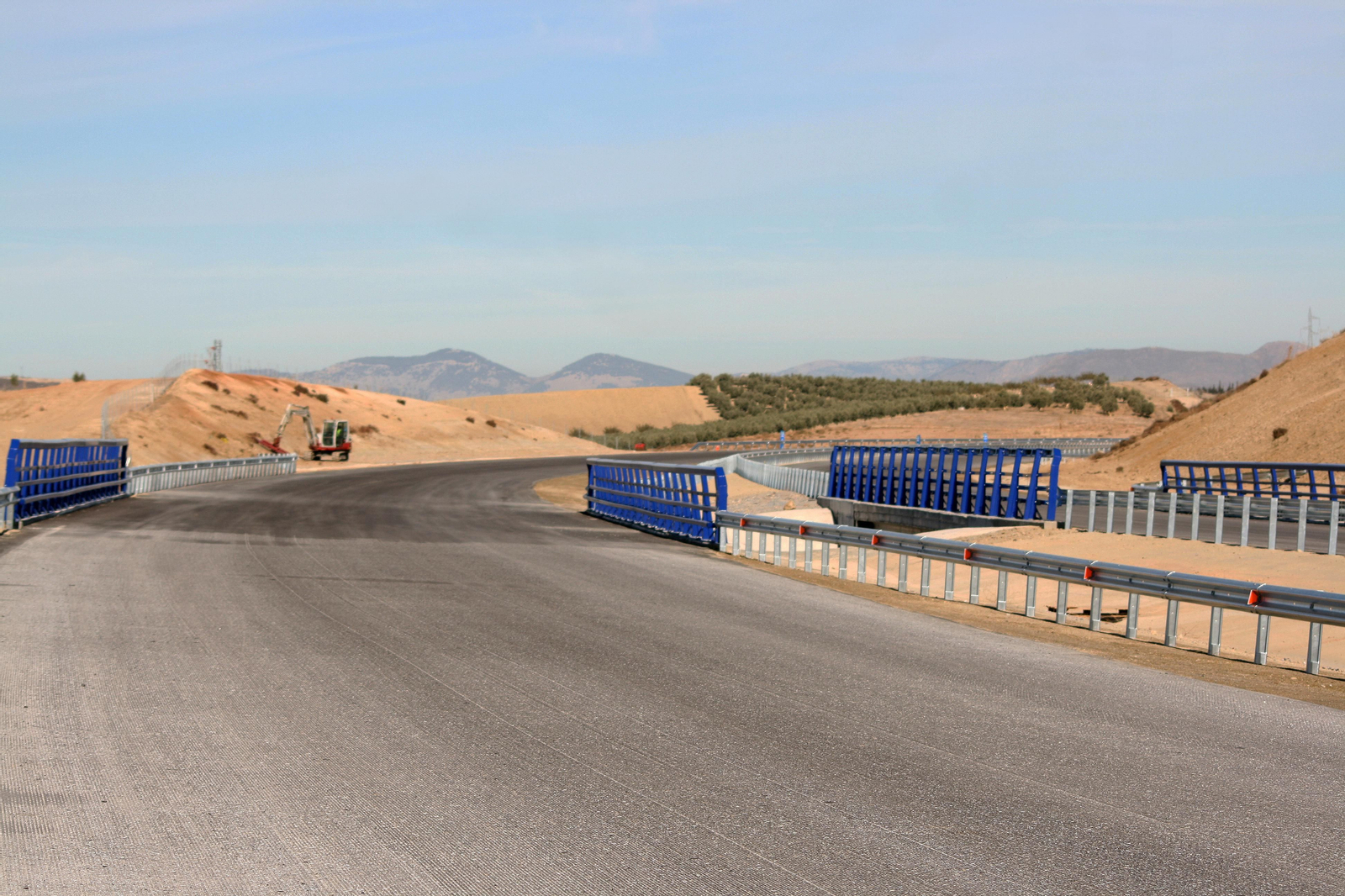 Fotos de la recta final de las obras de la Segunda Circunvalación de Granada