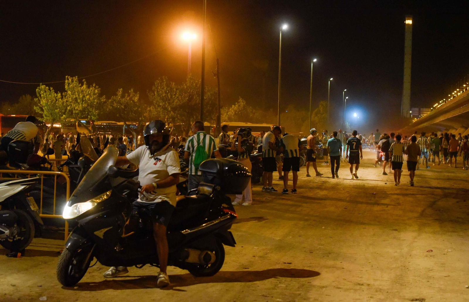 La afición del Betis en su primer partido en la Cartuja