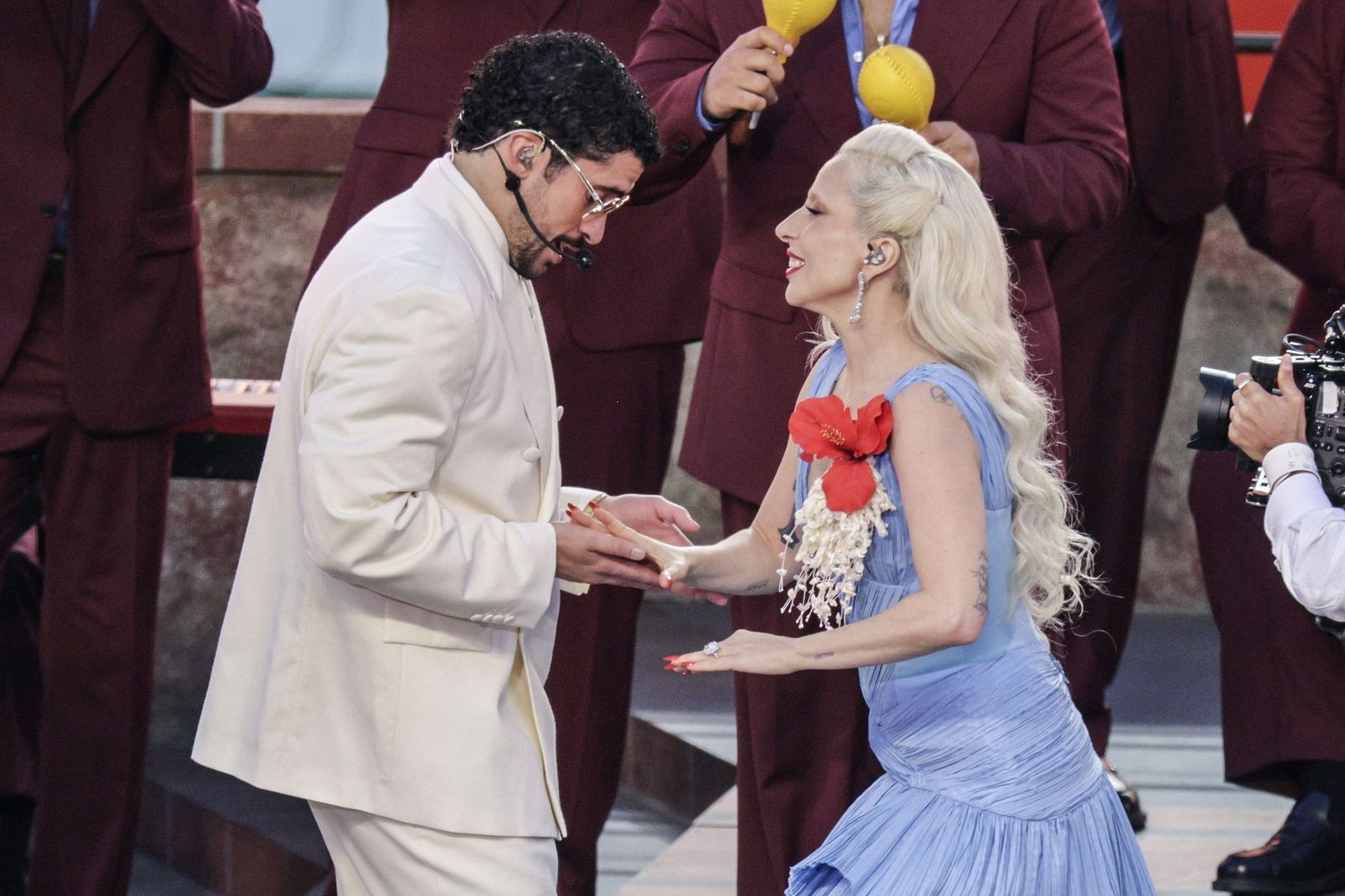 Las mejores fotos de la Super Bowl con la actuación de Bad Bunny