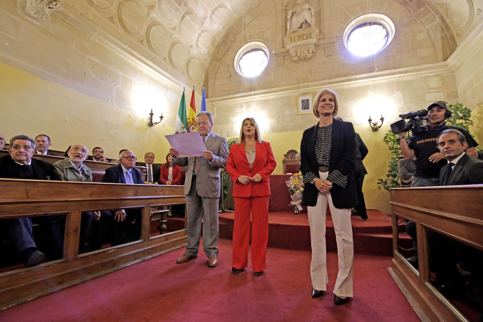 Imágenes del acto institucional del 40 aniversario de las primeras elecciones municipales