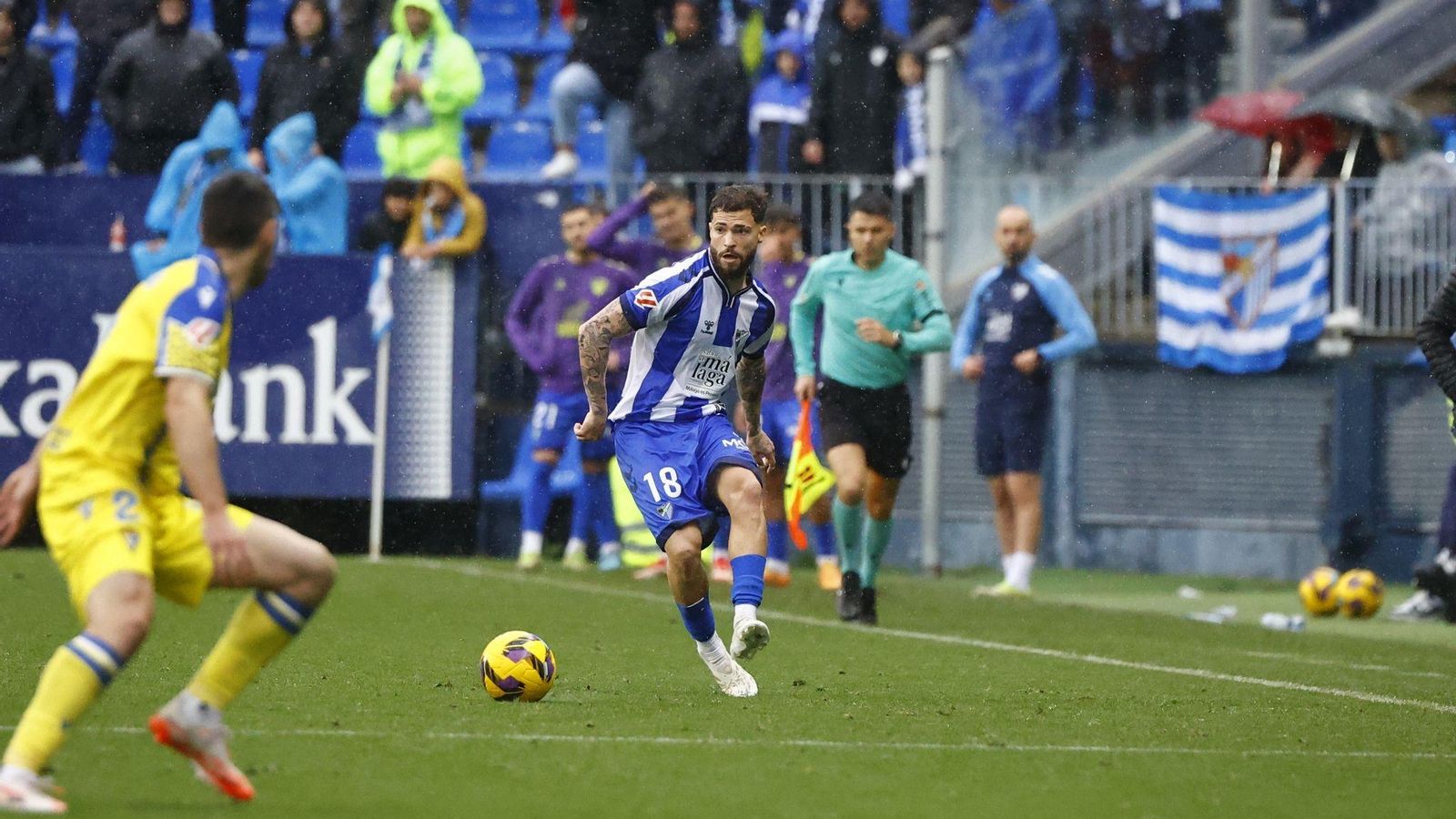 El Málaga CF-Cádiz, en fotos