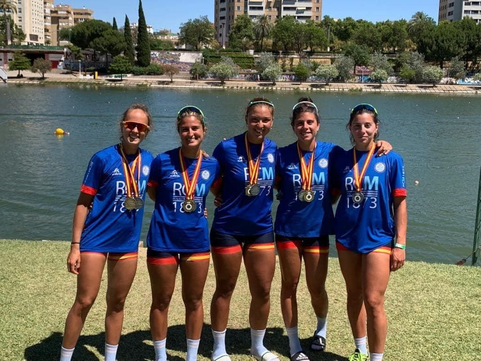 El Mediterráneo, quinto en el Campeonato de España de remo olímpico.