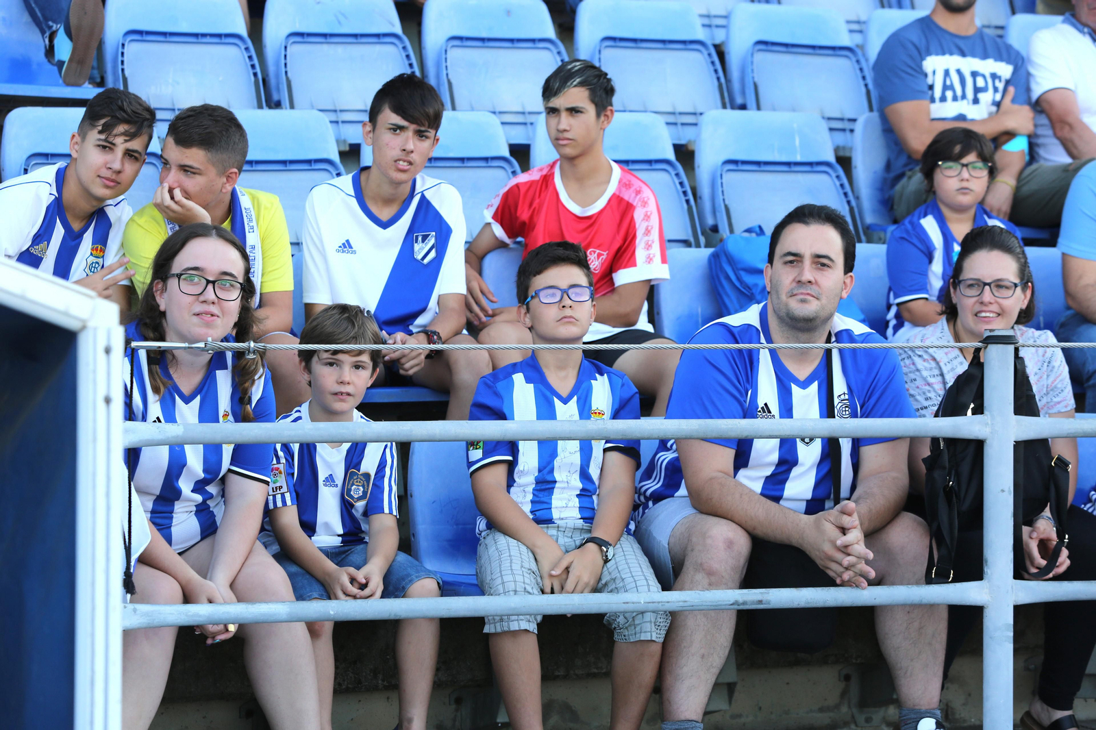 Primer entrenamiento del Recre en imágenes