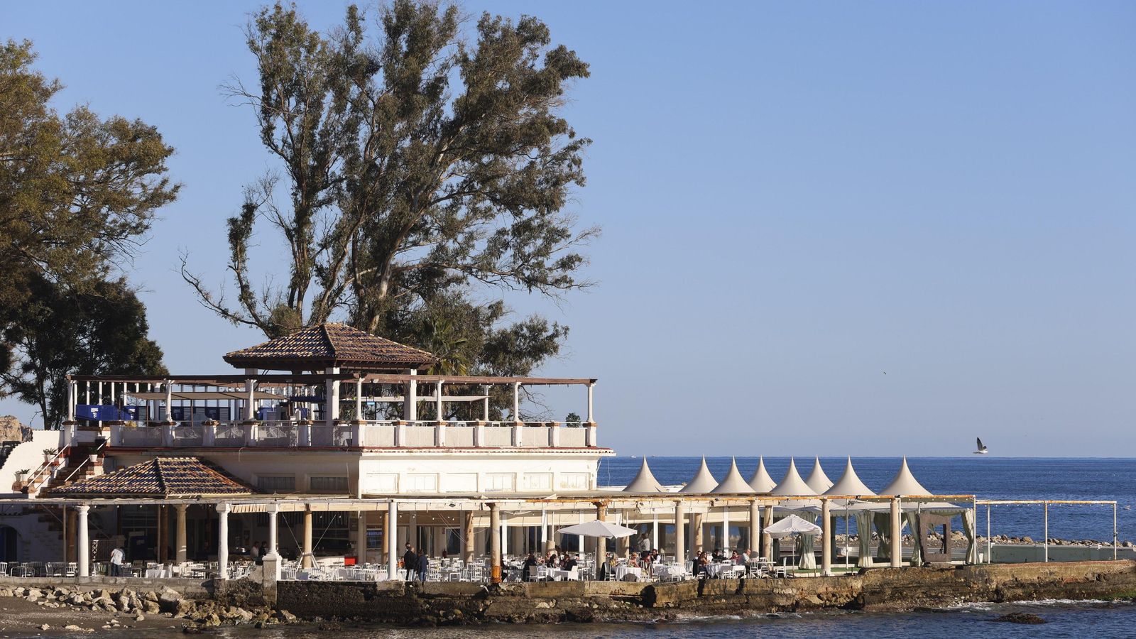 El balneario de los Baños del Carmen. El balneario de los Baños del Carmen.