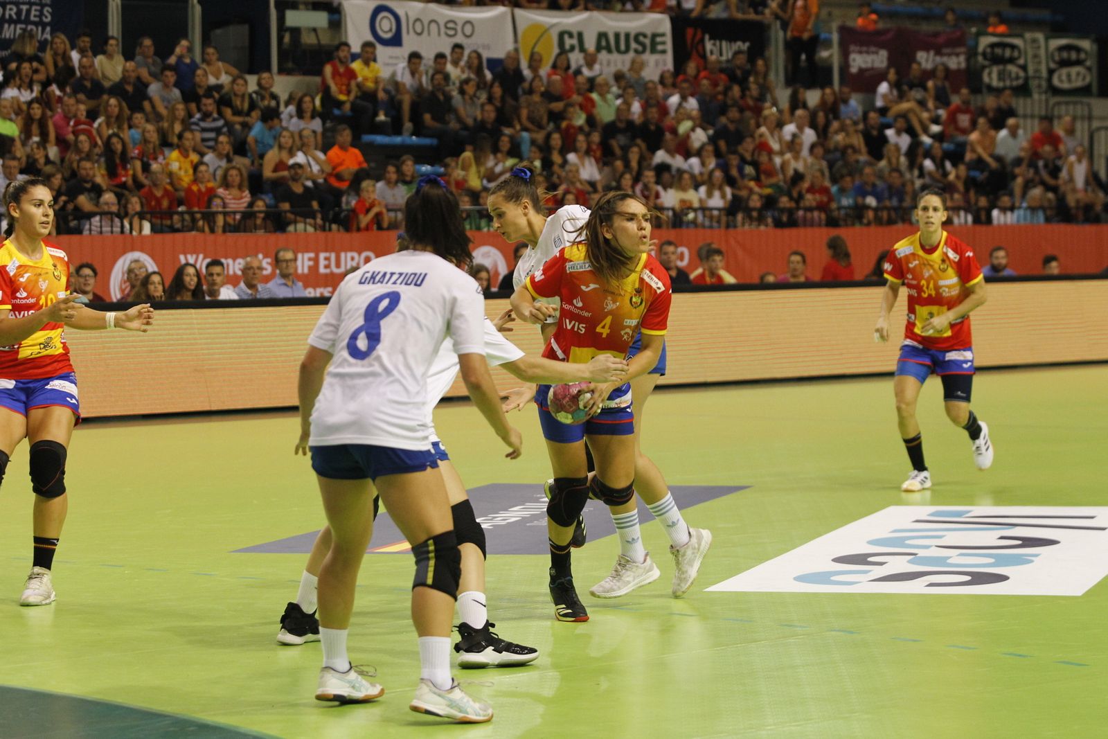 Fotogalería España-Grecia. Balonmano Femenino, fase clasificación Euro 2020