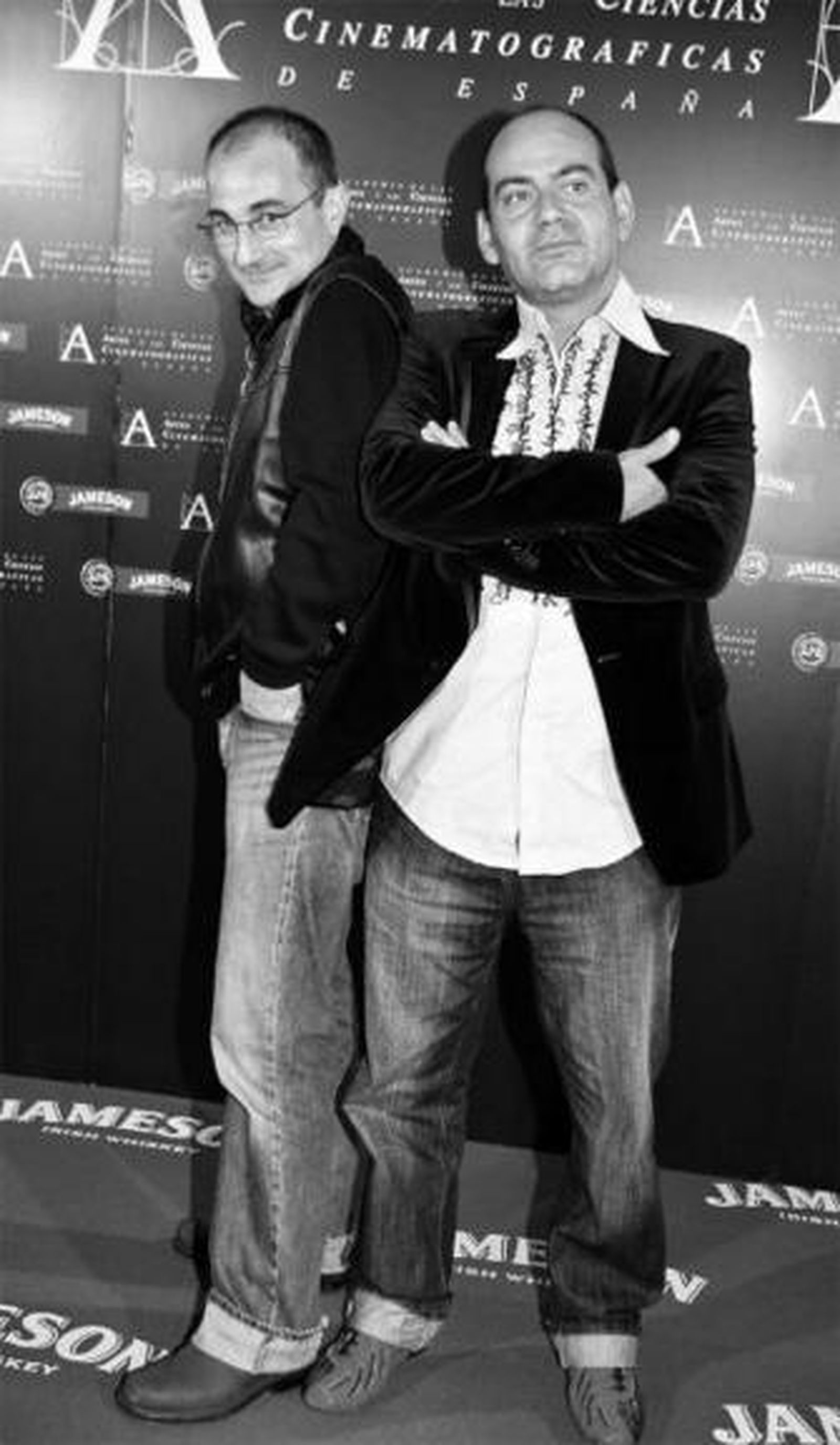 Manel Iglesias y José Corbacho, durante la presentación.