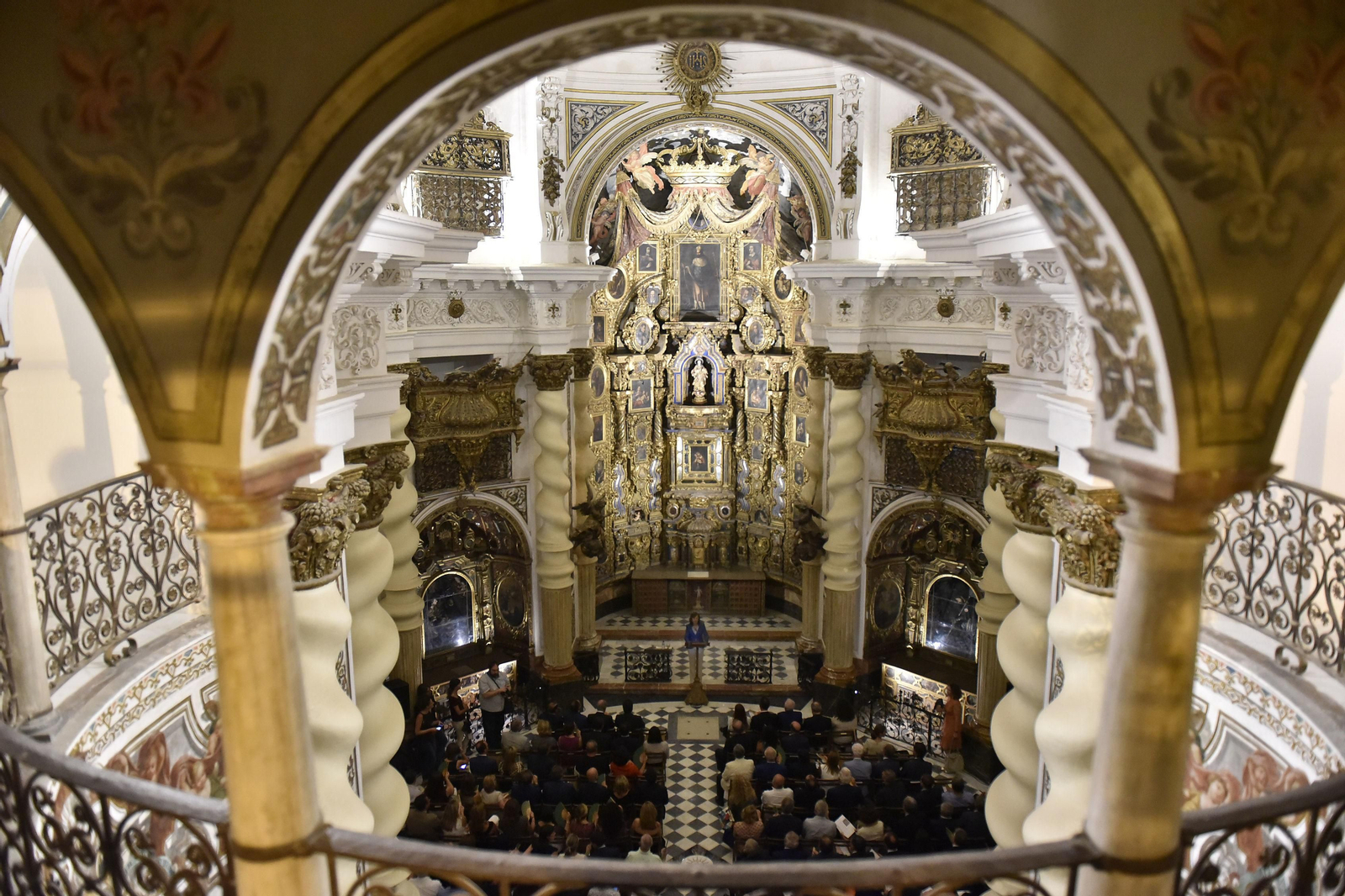 La iglesia de San Luis de los Franceses vista desde el coro.