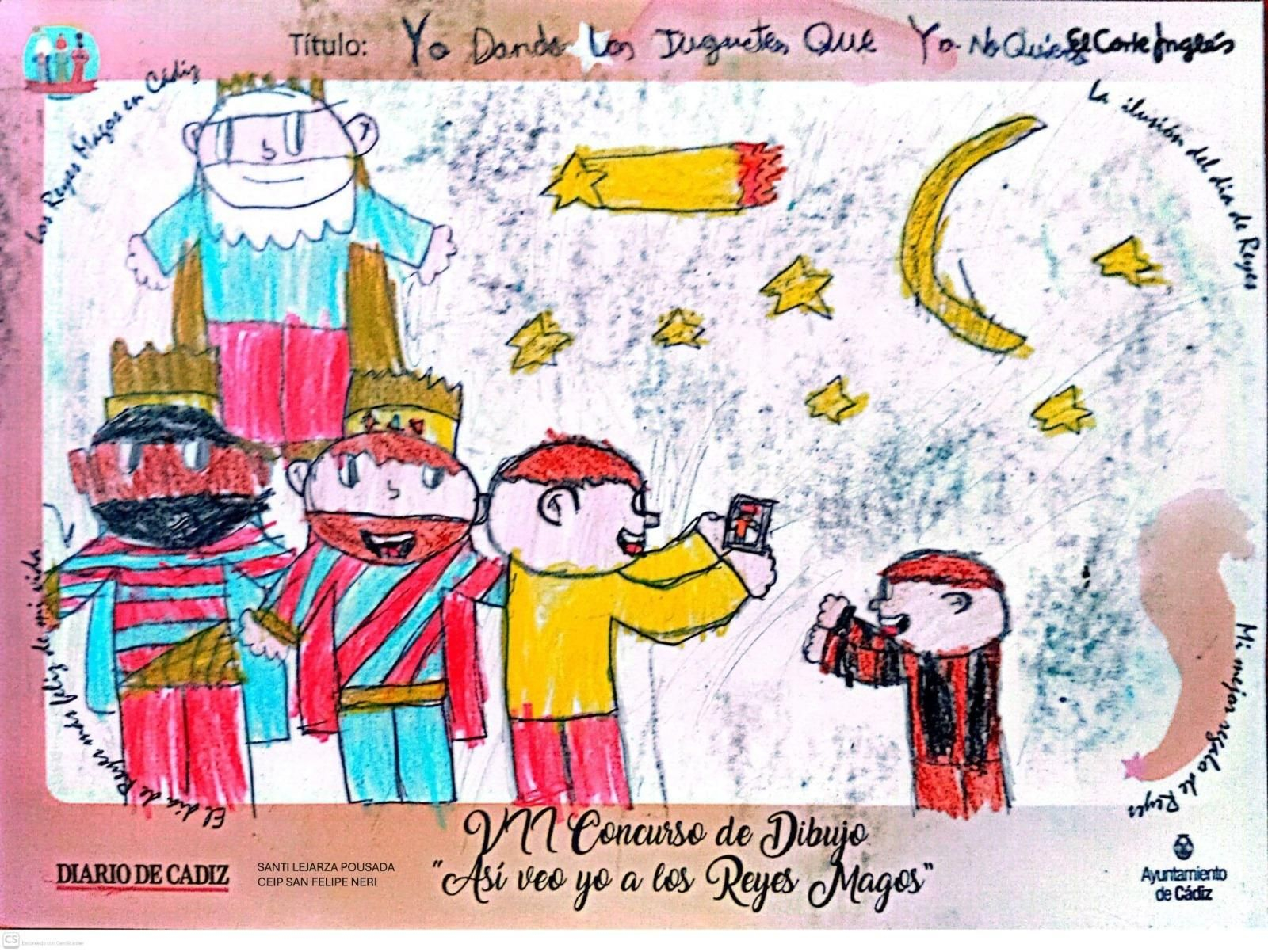 Los dibujos finalistas del concurso 'Así veo yo a los Reyes Magos'