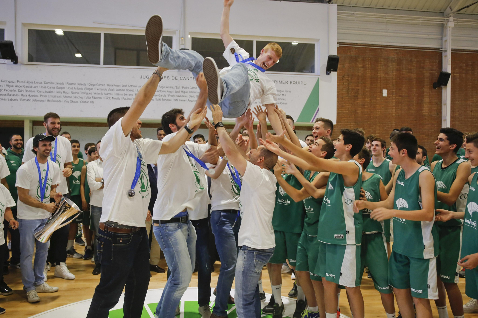 Los cinco años de Adam Waczynski en el Unicaja, en fotos