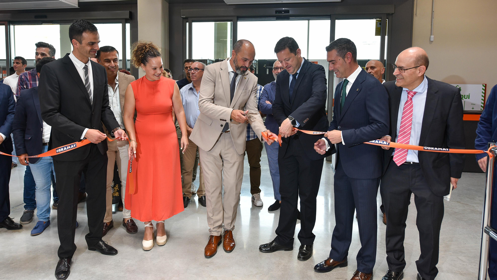 Las fotos de la inauguración de Obramat en Palmones