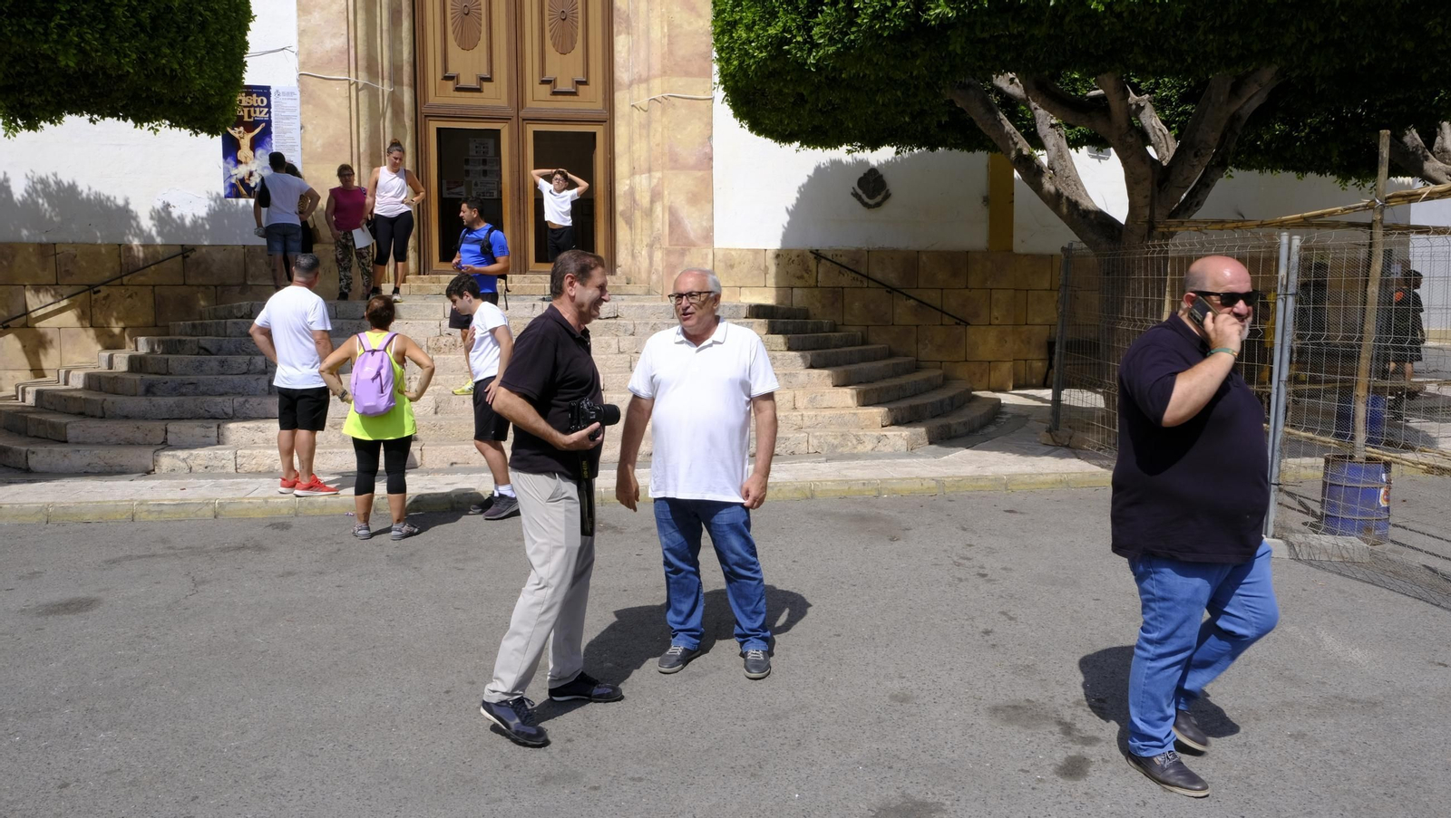 El Cristo de la Luz de Dalías espera su día grande, en imágenes