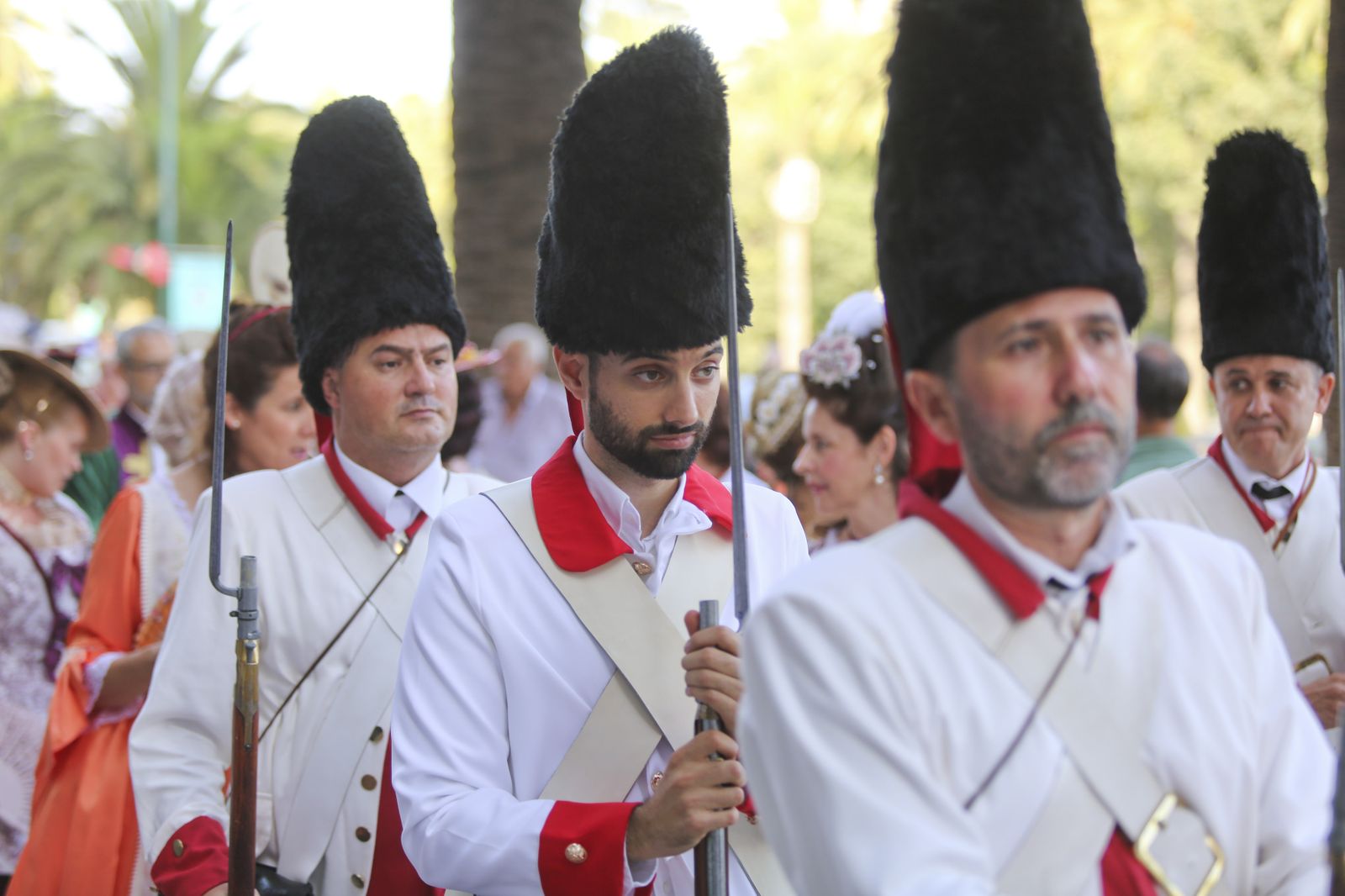 Las fotos del desfile en Málaga en recuerdo a Bernardo de Gálvez