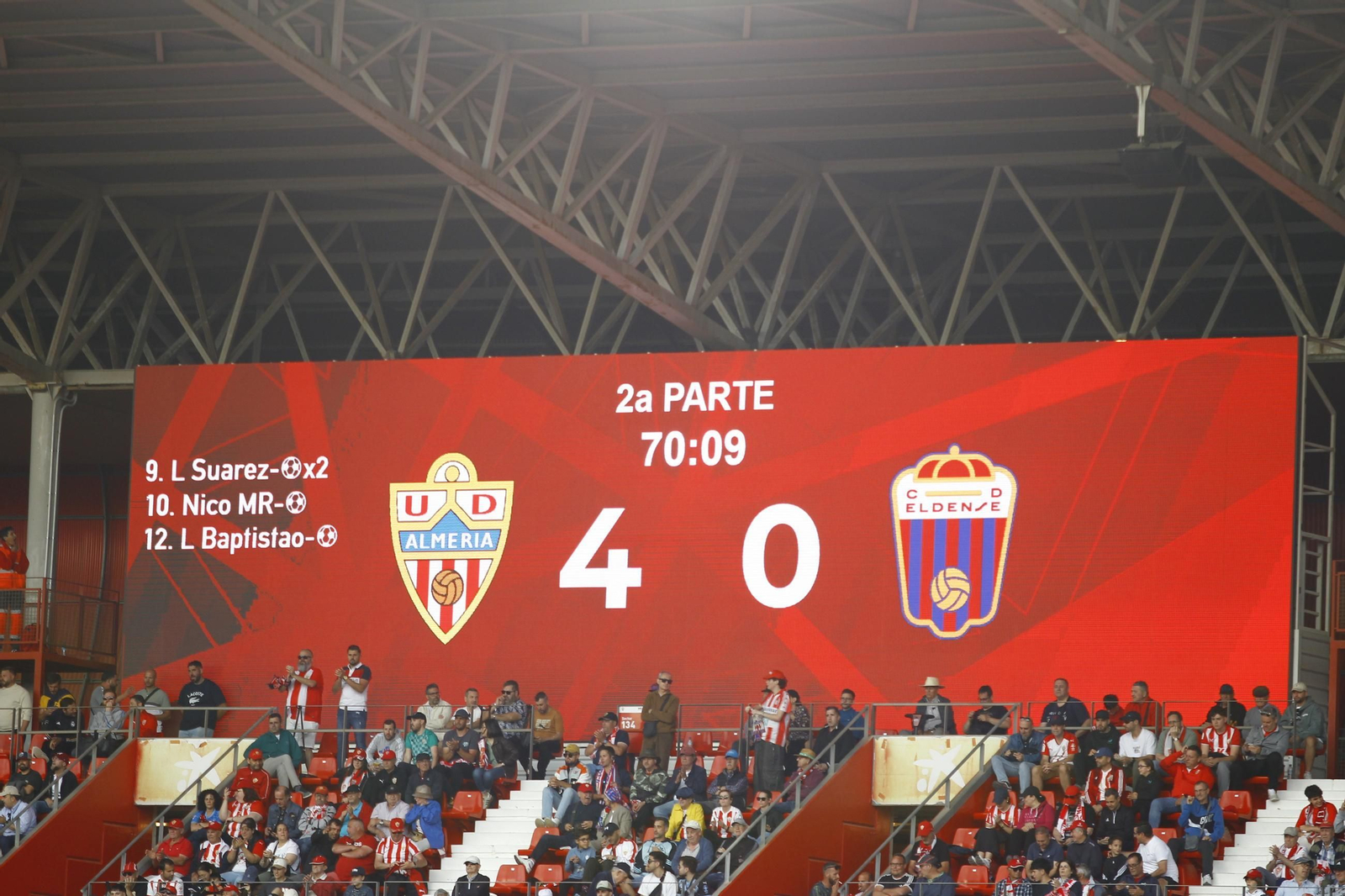 El U.D. Almería-C.D. Eldense, en imágenes