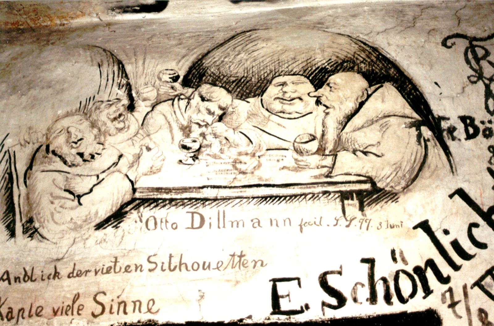 PINTURA EN LA PARED DE LA CÁRCEL DE ESTUDIANTES